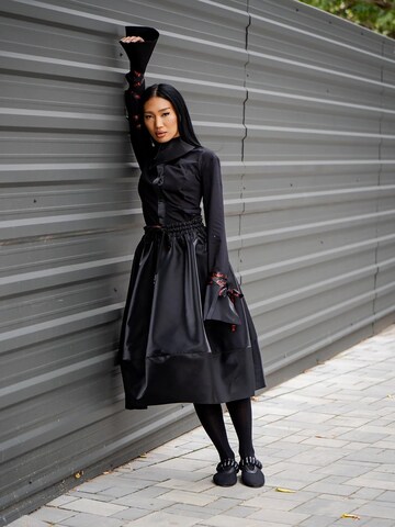 IUnique - Falda 'Taffeta Balloon Skirt' en negro