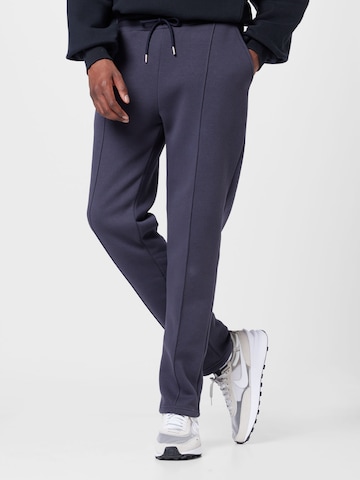 BURTON MENSWEAR LONDON Regular Broek in Blauw: voorkant