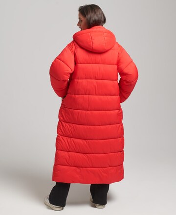 Superdry Winter Coat in Red