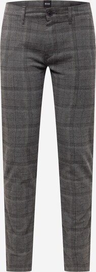 BOSS Casual Pantalon chino en gris chiné / noir, Vue avec produit