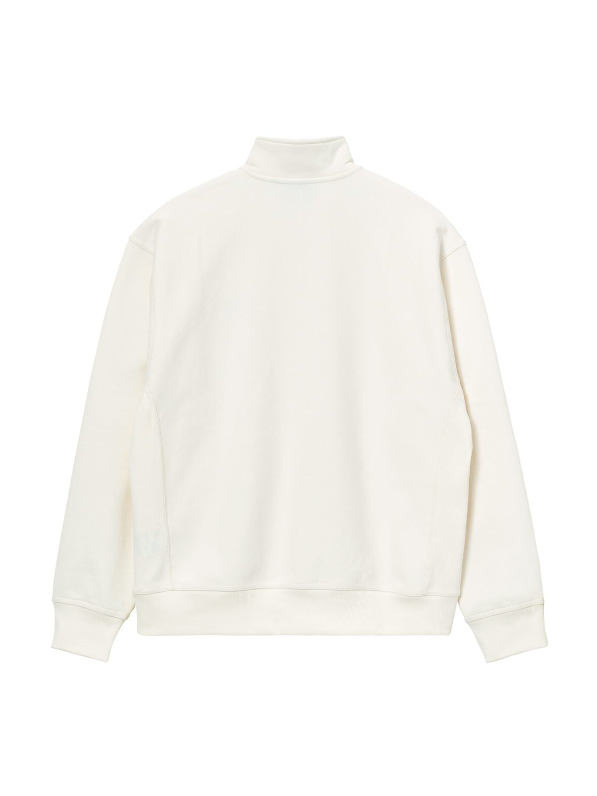 Carhartt WIP Pullover 'Half Zip American Script'‌ in Weiß
