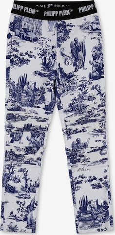 Philipp Plein - Slimfit Pantalón 'En Plein Air' en blanco: frente