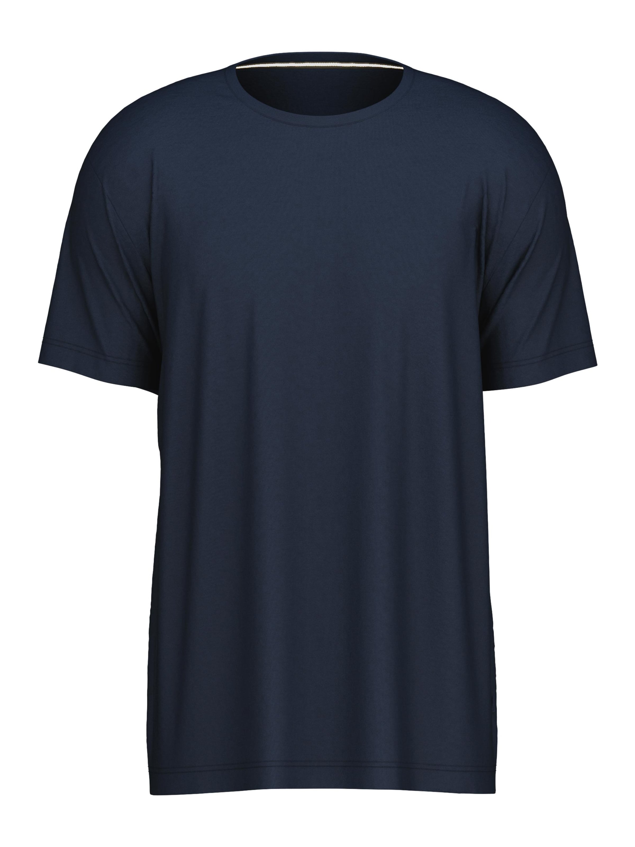 CALIDA Shirt 'Remix Basic Sleep'‌‌‌‌‌‌‌‌‌‌ in Blau: Vorderseite