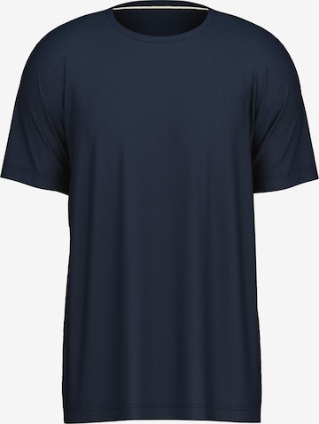 CALIDA Shirt 'Remix Basic Sleep' in Blau: Vorderseite