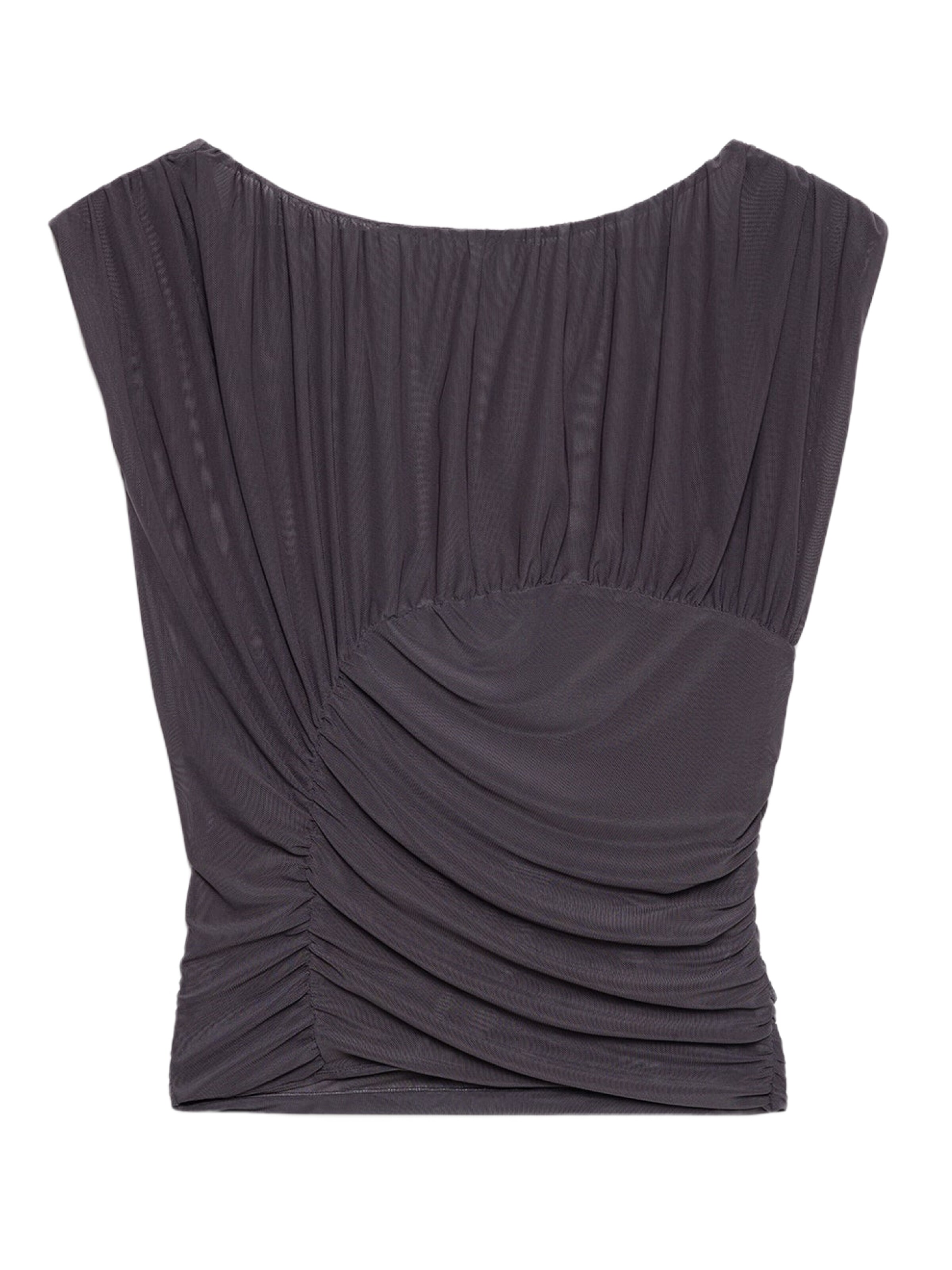 No Matter What Bluse in Grau: Vorderseite