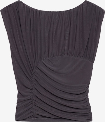 No Matter What Bluse in Grau: Vorderseite