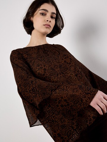 Chemisier ' ' Apricot en marron