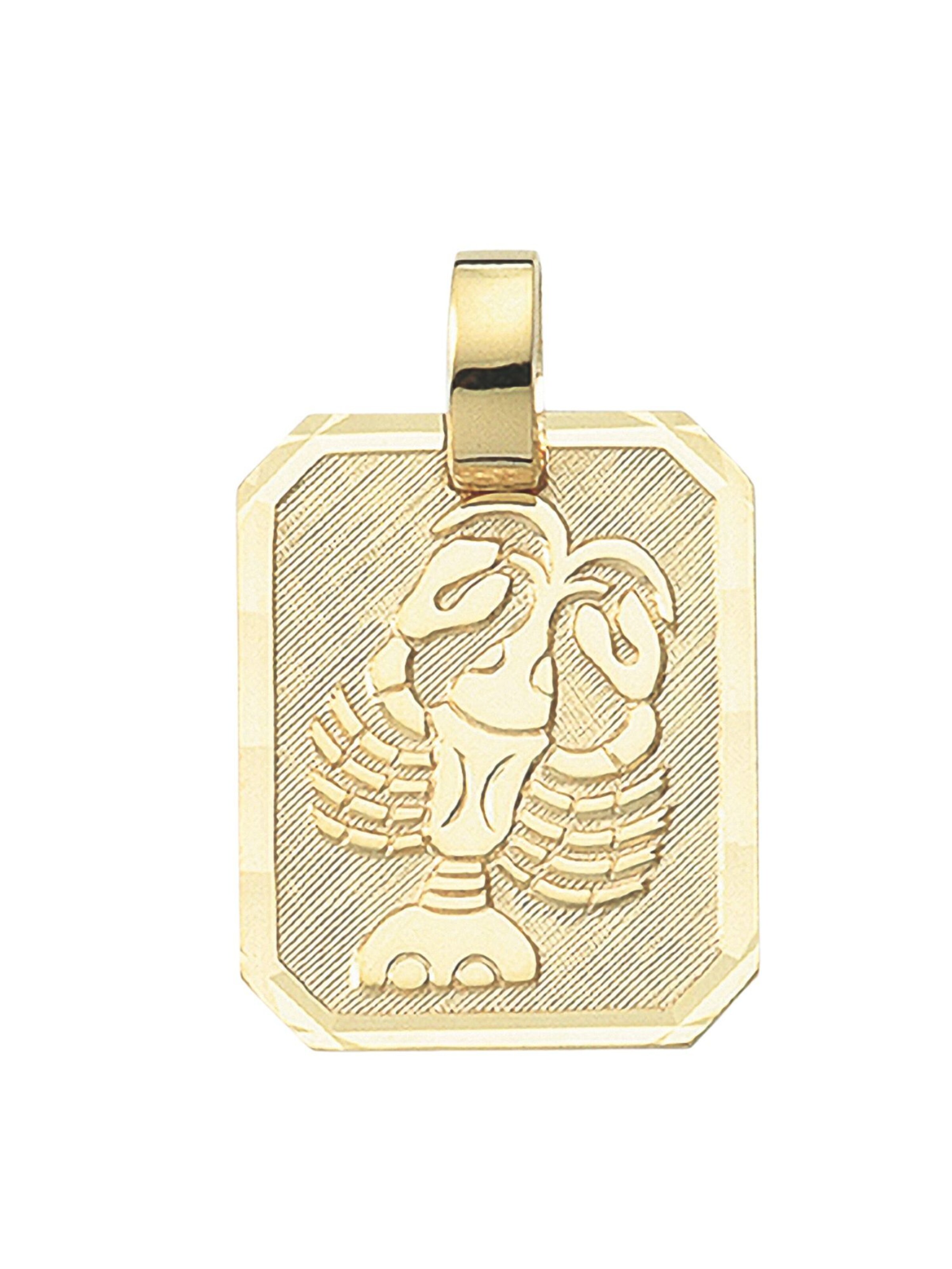 Adelia´s Anhänger in Gold: Vorderseite