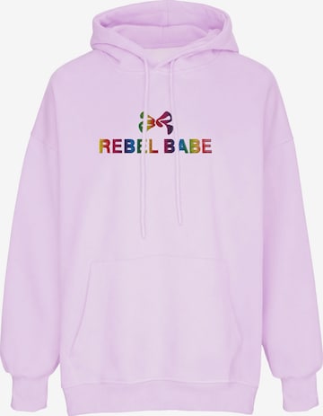 Sweat-shirt MYMO en violet : devant