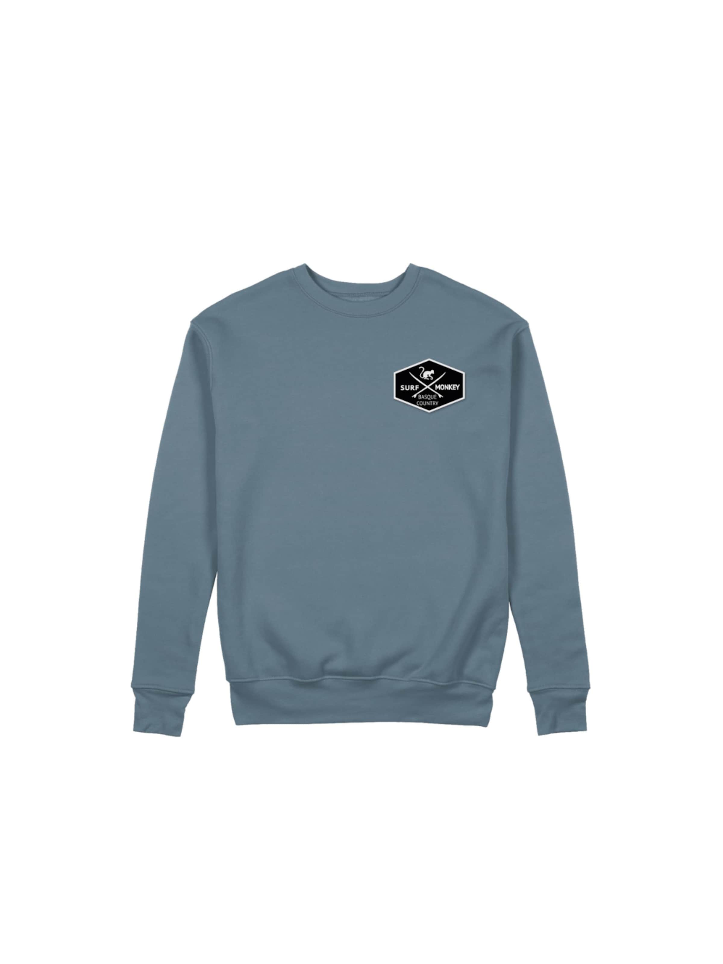 Surf Monkey - Sudadera en azul: frente