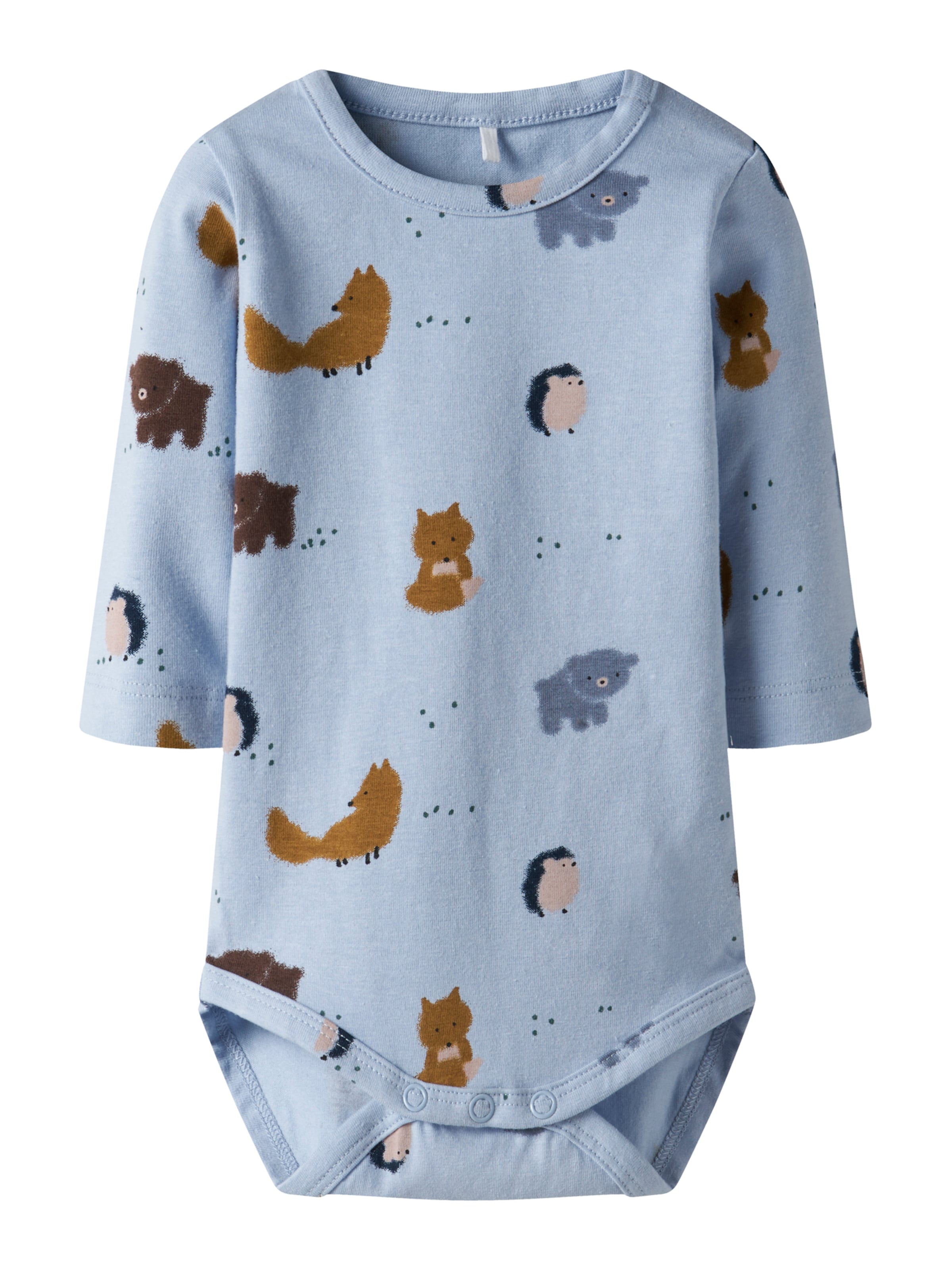 NAME IT Бебешки гащеризони/боди 'NBMSOUL' в синьо: отпред