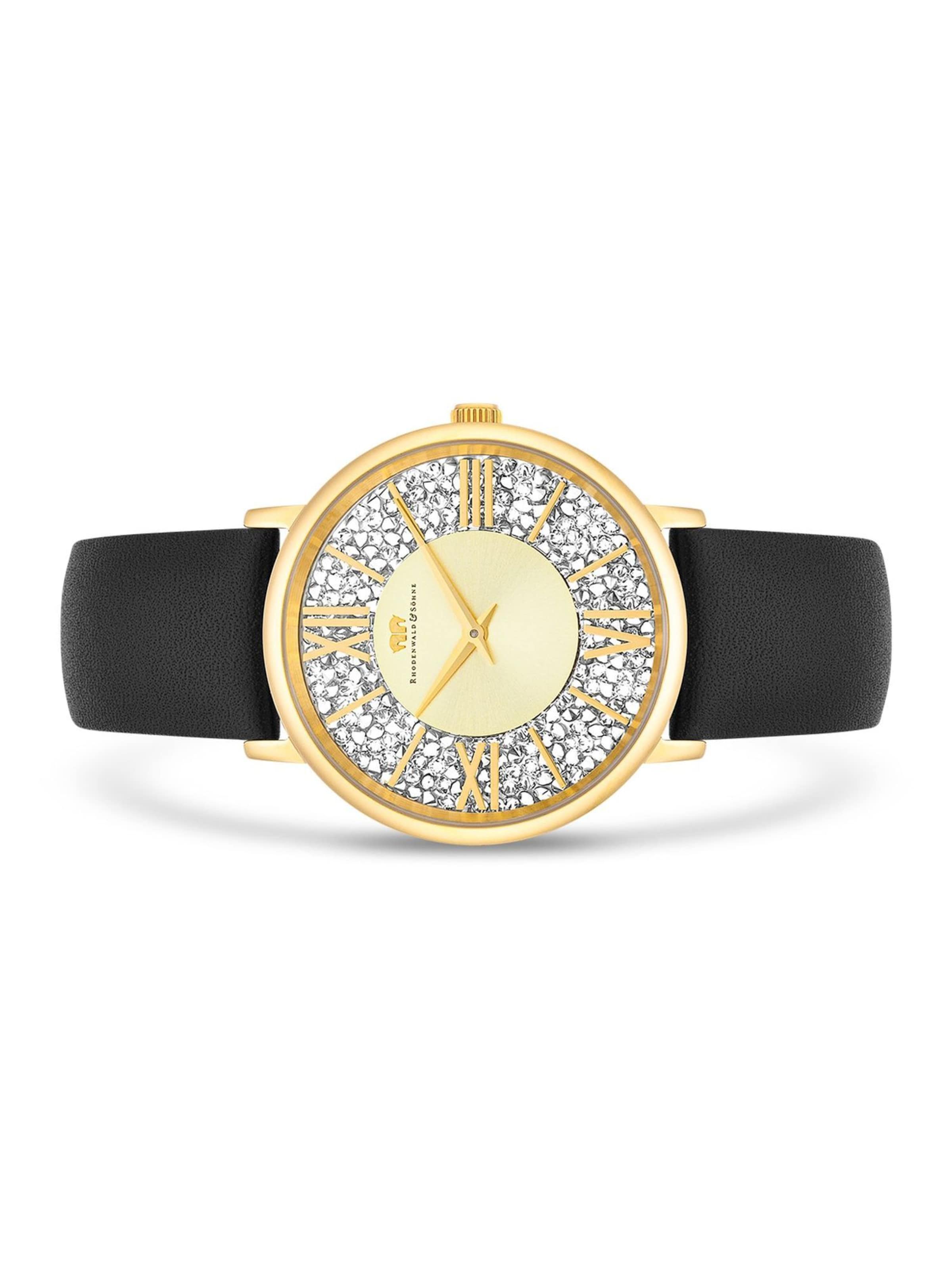 Rhodenwald & Söhne Analoguhr in Schwarz