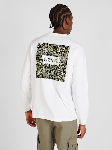 LEVI'S ® Μπλουζάκι 'Relaxed LS Graphic Tee' σε λευκό