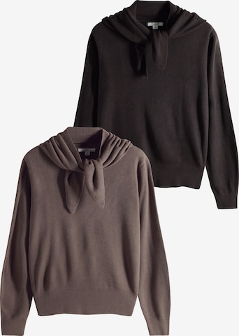 The Set Pullover in Braun: Vorderseite