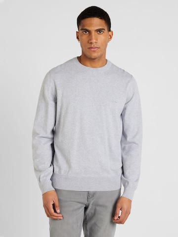BOSS Black Sweater 'Pacas-L' in Grey: front