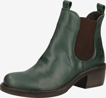 FLY LONDON Chelsea Boots in Green: front