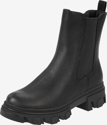 Palado Chelsea boots 'Caprera' in Zwart: voorkant