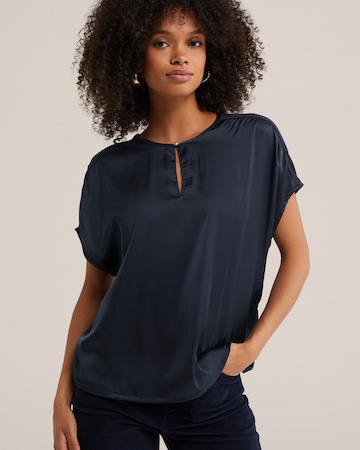 Chemisier WE Fashion en bleu : devant