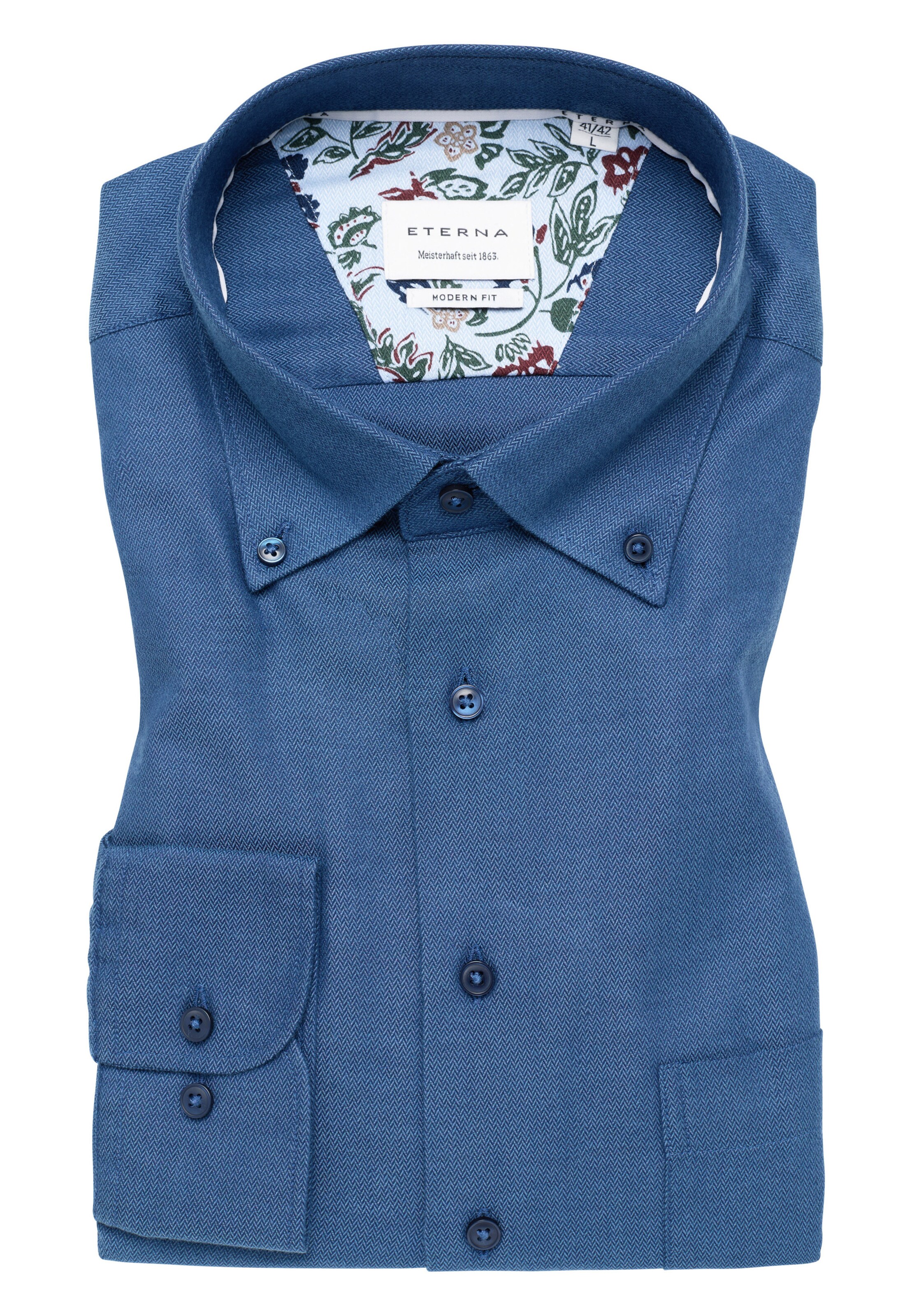 ETERNA Regular fit Business shirt in Blue