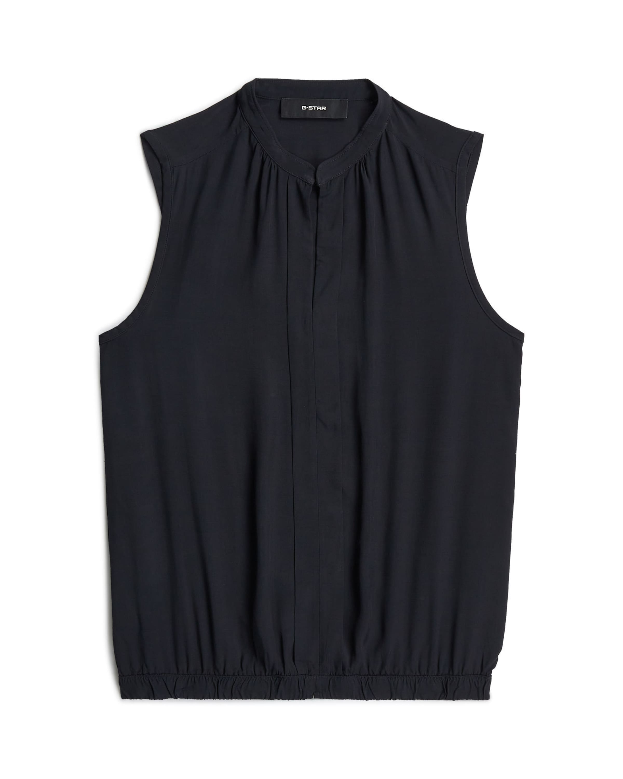 G-STAR Shirt 'Stand-Up Collar' in Black, Item view