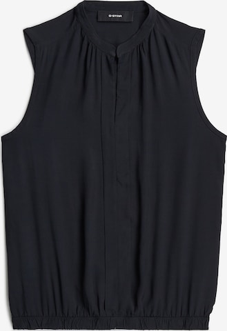 T-shirt 'Stand-Up Collar' G-STAR en noir : devant