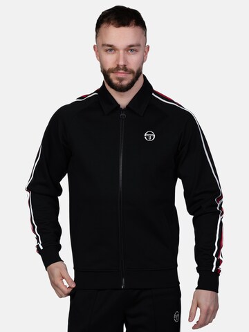 Sergio Tacchini Jacke in Schwarz: Vorderseite