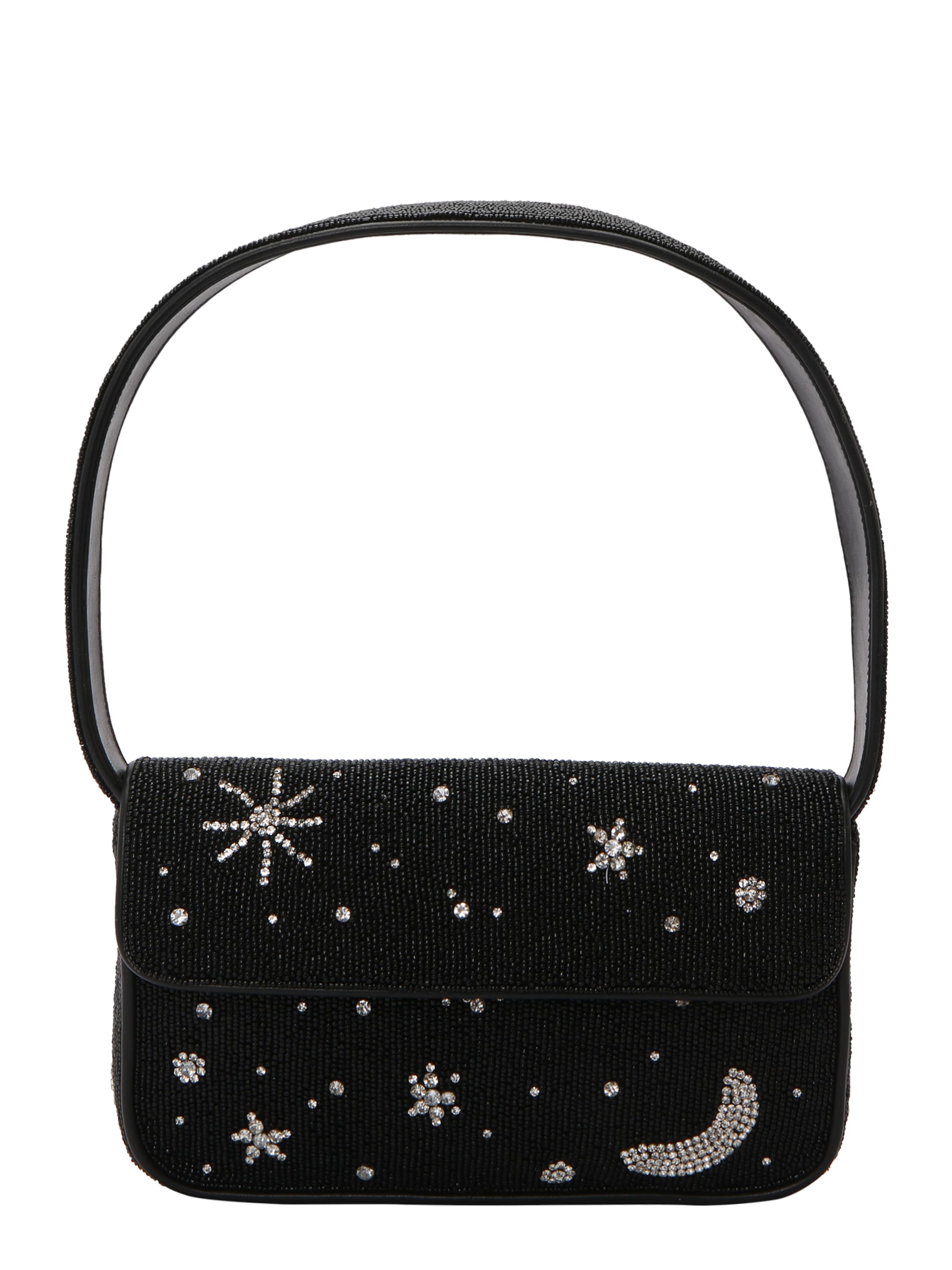 Staud Schultertasche in Schwarz: Vorderseite