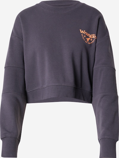 Megztinis be užsegimo 'PUFFY CREW SWEAT' iš WRANGLER, spalva – šviesiai oranžinė / juoda, Prekių apžvalga