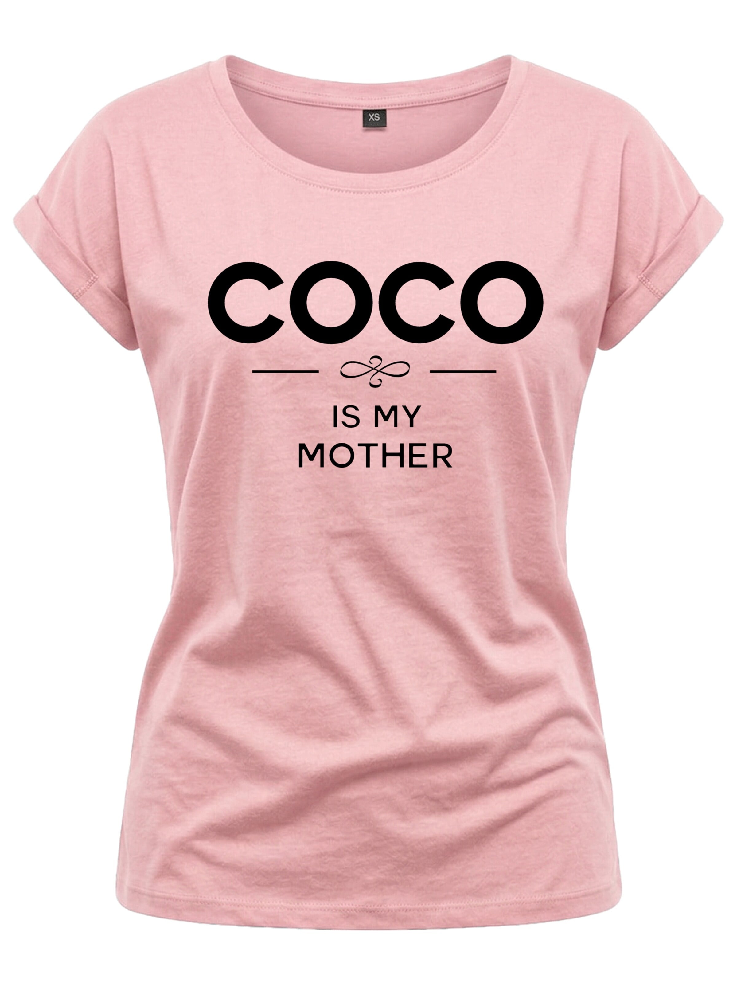 MAKAYA Shirt 'Cocois my Mother' in Pink: front