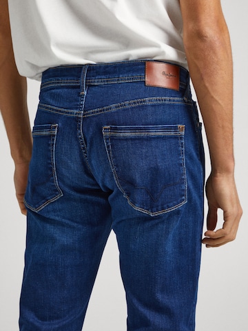 Coupe slim Jean 'Stanley' Pepe Jeans en bleu