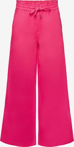 Wide Leg Pantalon ESPRIT en rose : devant