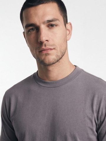Antargo Shirt 'High Neck' in Grey