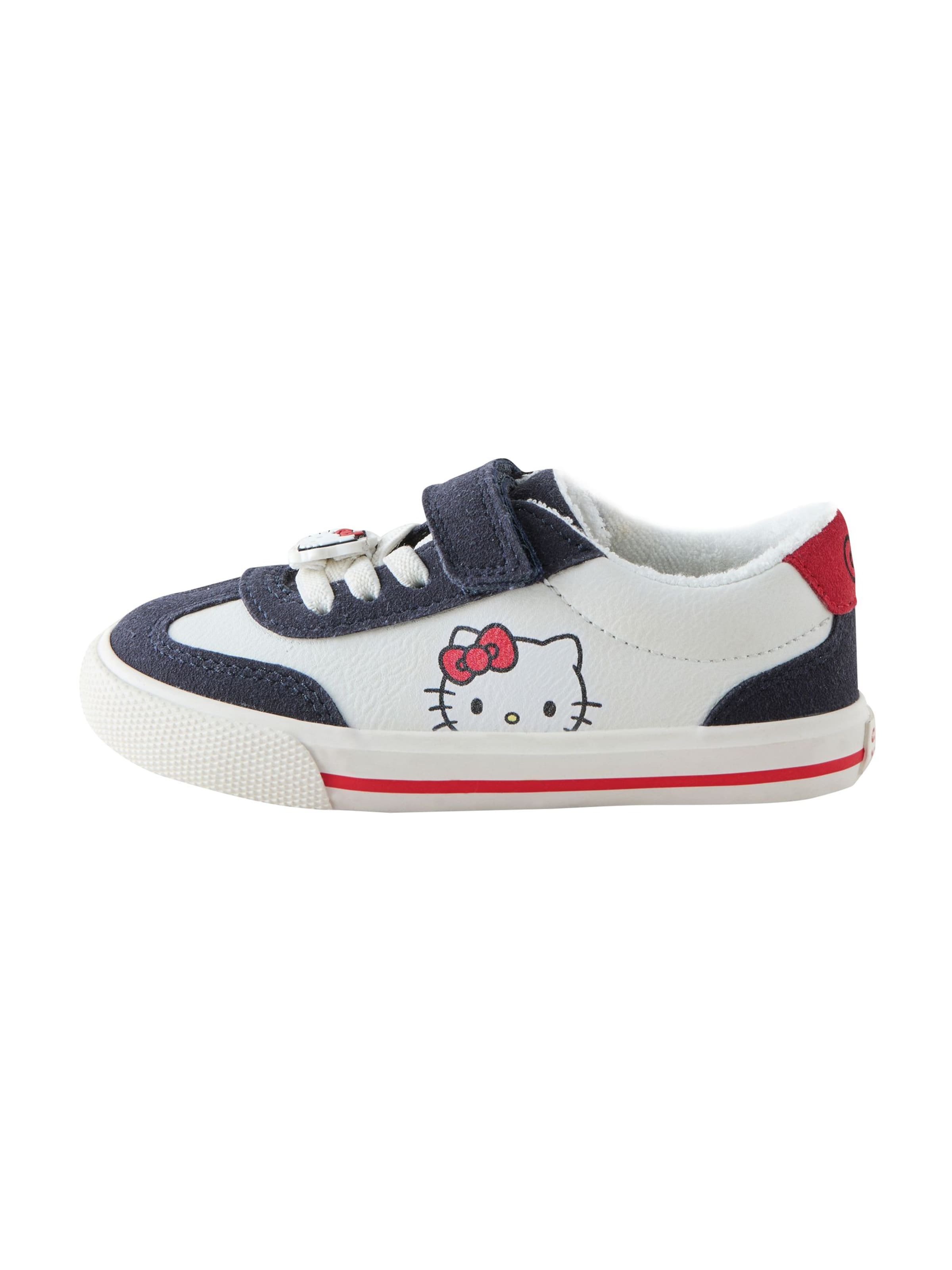 Sneaker 'Hello Kitty' di Next in bianco: frontale