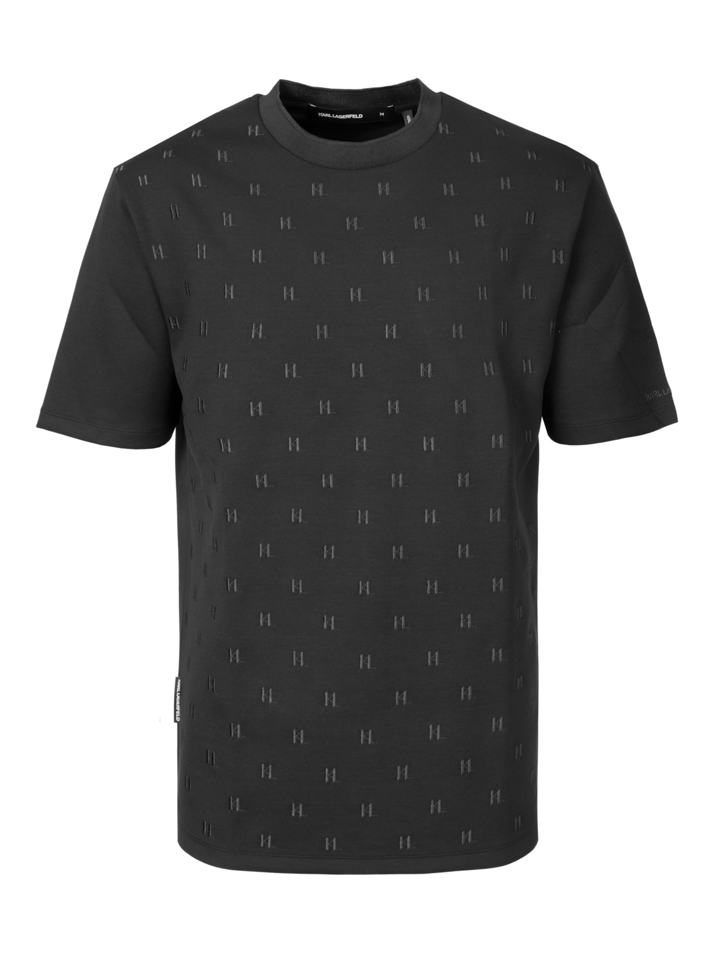 Karl Lagerfeld T-Shirt in Schwarz: Vorderseite