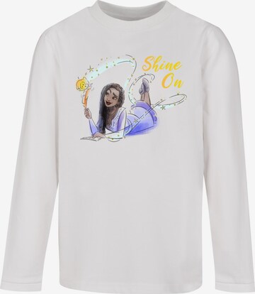 ABSOLUTE CULT Shirt 'Wish - Shine On Asha Lying' in White: front