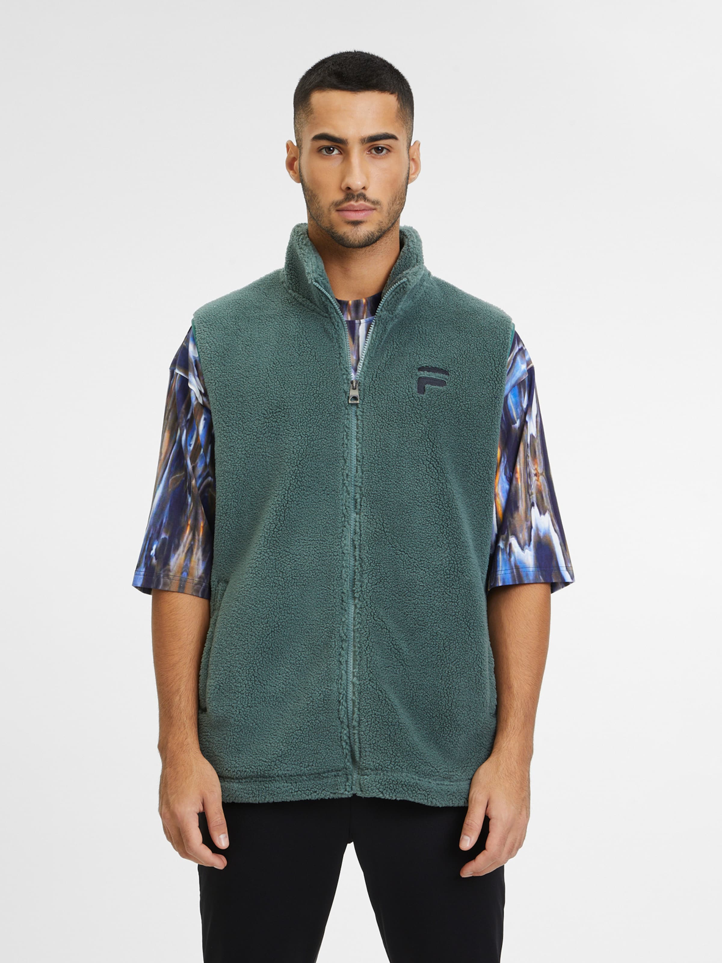 FILA Chaleco COUTANCES en Verde Oscuro ABOUT YOU