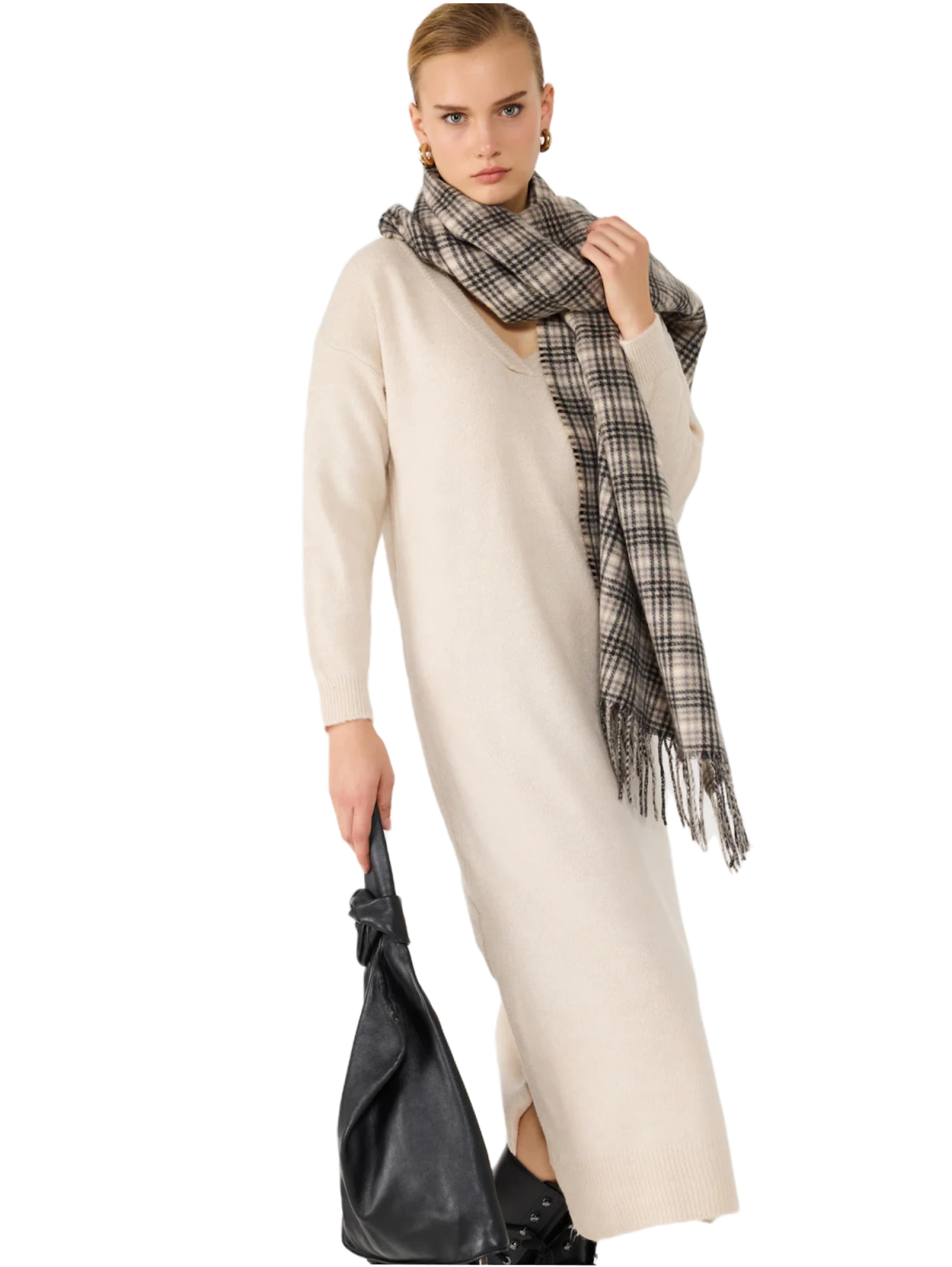 No Matter What Knit dress in Beige