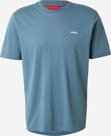 HUGO Shirt 'Dero' in Blauw: voorkant
