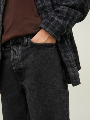 JACK & JONES Loosefit Τζιν 'Eddie' σε μαύρο