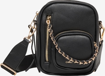 Carlo Colucci Crossbody bag 'Della' in Black: front