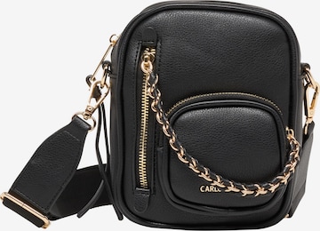 Carlo Colucci Crossbody Bag 'Della' in Black: front