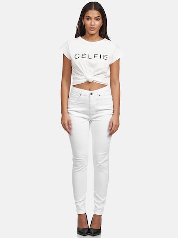 Skinny Jeans 'F101' di Tazzio in bianco