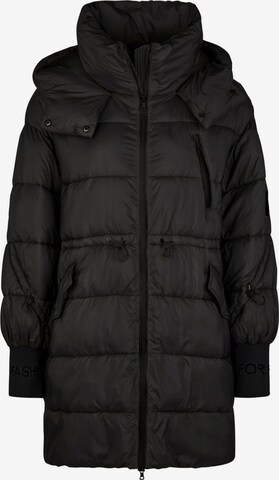 MARC AUREL Winter Jacket in Black: front