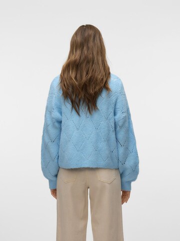 VERO MODA Strickjacke 'NOVAH' in Blau