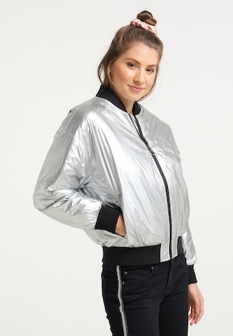 MYMO - Chaqueta de entretiempo en plata: frente