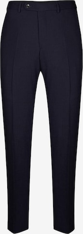 Digel Regular Pleat-Front Pants in Blue: front