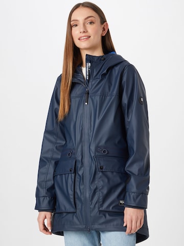 Manteau mi-saison 'AudreyAK' Alife and Kickin en bleu : devant