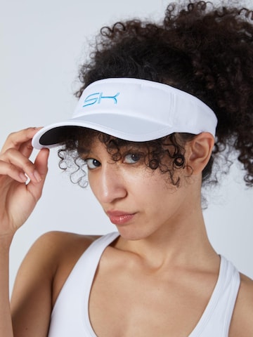 SPORTKIND Athletic Cap 'Sun Visor' in White: front