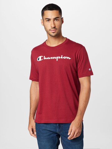 Champion Authentic Athletic Apparel T-Shirt 'Legacy American Classics' in Rot: Vorderseite
