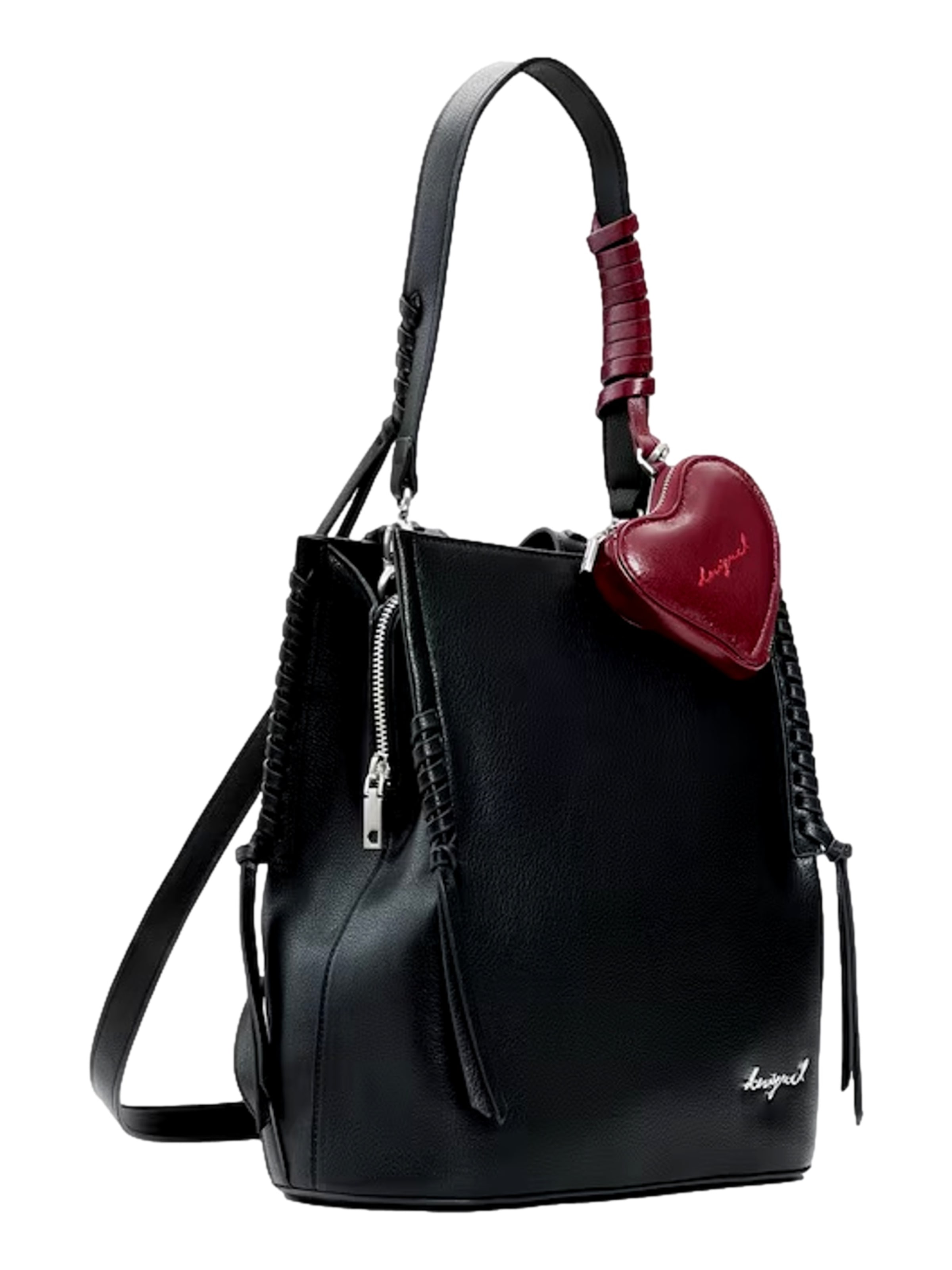 Desigual Backpack 'Half Logo Luena Mini' in Black